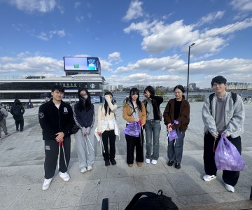 여의도한강고수부지 플로깅봉사