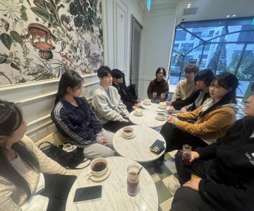 단원들과 봉사끝나고 소통 그리고 식사