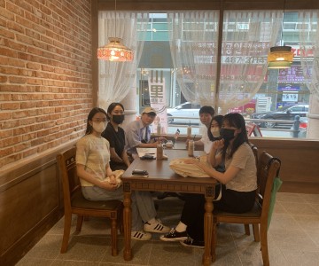 봉사프로그램 기획 쏙쏙캠프 푸른나래-F조 회의 사진